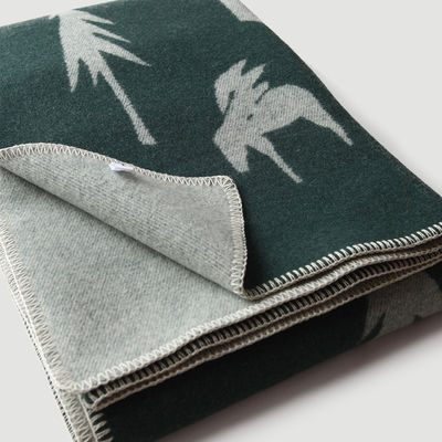 Druckte Kaschmirwolle gestrickte Jacquard-Tropfdecke für Heimreisen Sofa und Picknick