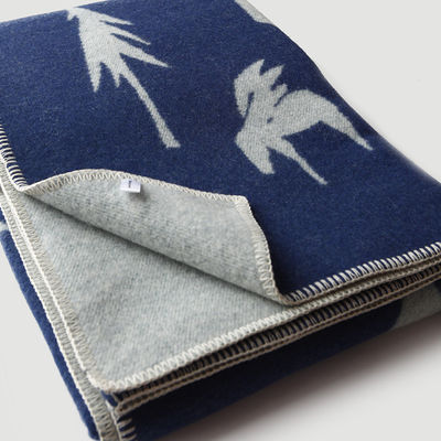 Druckte Kaschmirwolle gestrickte Jacquard-Tropfdecke für Heimreisen Sofa und Picknick