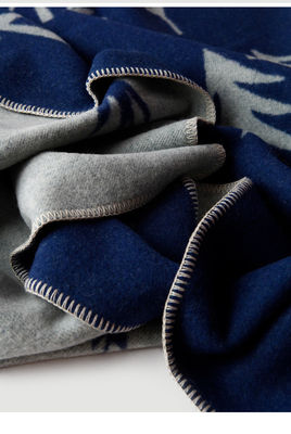 Druckte Kaschmirwolle gestrickte Jacquard-Tropfdecke für Heimreisen Sofa und Picknick