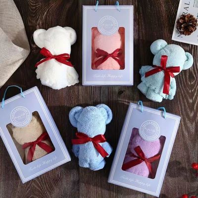 Weiches Haut-freundliches Handtuch für Hochzeit Weihnachtsgeschenk Customized Packaging Logo Souvenir