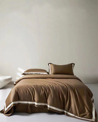 Elegantes Hochzeits-Vier-Teile-Set 400TC Bettwäsche Set mit Bettdecken und Quilt Cover