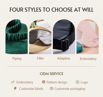 Moderne Einfachheit Stil Mulberry Seiden Schlaf Blindbinde mit Custom Logo Private Label