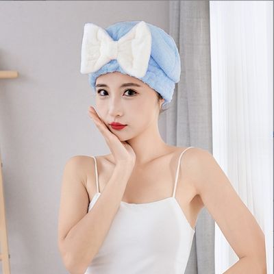 Zuhause Haare Turban Doppelschicht Mikrofaser Haare Wrap Handtuch verschiedene Farben zur Auswahl