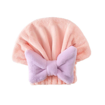 Zuhause Haare Turban Doppelschicht Mikrofaser Haare Wrap Handtuch verschiedene Farben zur Auswahl