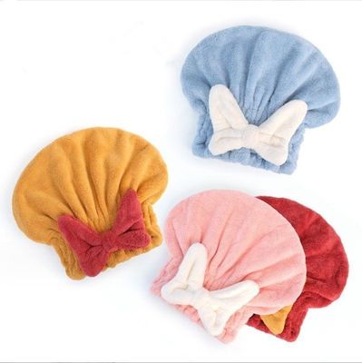Zuhause Haare Turban Doppelschicht Mikrofaser Haare Wrap Handtuch verschiedene Farben zur Auswahl
