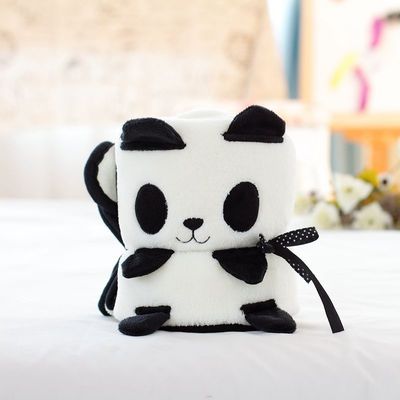 Weicher 220g Baby aufgerollte Decke lustige Tier Cartoon Fleece Plush Decke für Bettwäsche