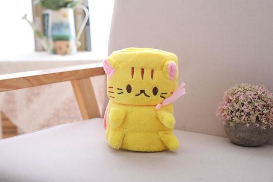 Weicher 220g Baby aufgerollte Decke lustige Tier Cartoon Fleece Plush Decke für Bettwäsche