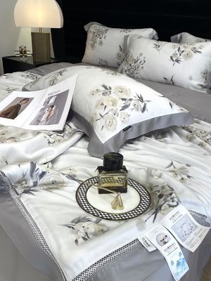Nationale Normen Farbfestheit 300TC/60S*60S Tencel Bettwäsche für den Dubai Markt
