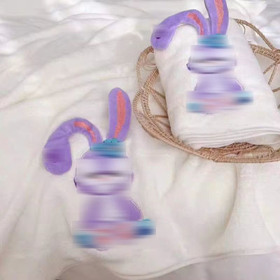 Rechteckige Mikrofaser-Kinder-Badehandtuch mit weichem Absorptionsmaterial und 3D-Tiermuster