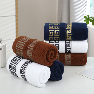 Custom Luxury Hotel Mikrofiber Handtuch Set mit dicken Super Soft Bad Bad 100% Baumwolle