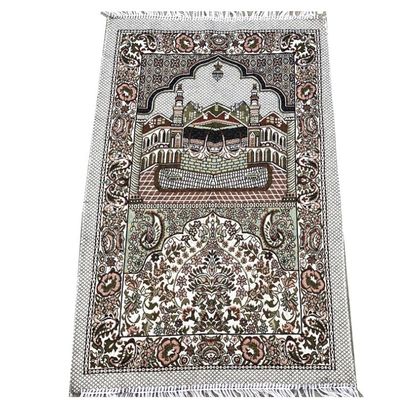 Handgefertigte Stricktechnik 100% Baumwolldecke Tragbare geflochtene Muster für die muslimische Anbetung