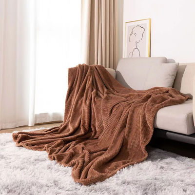Büro Schlafstühle Flannel Korallenfleece Werfen Wärme Decke für den Winter kundenspezifisches Design
