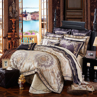Fügen Sie Ihrem Hotel einen Hauch Luxus mit diesem nachhaltigen Jacquard-Set im europäischen Stil hinzu