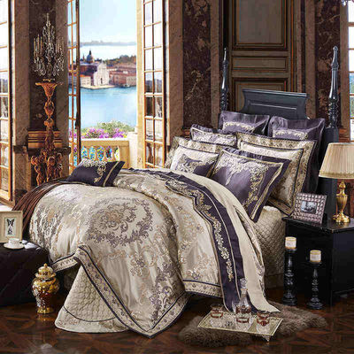 Fügen Sie Ihrem Hotel einen Hauch Luxus mit diesem nachhaltigen Jacquard-Set im europäischen Stil hinzu