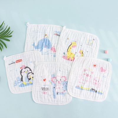 Nachhaltige 100% Baumwolle Muslin Quadrate für Unisex Baby Wiederverwendbar Muslin Gesichtsbekleidung