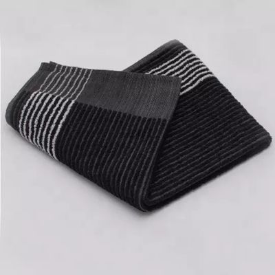 Druckte Streifen Baumwoll-Golfhandtuch für Erwachsene Golfer Custom Logo und Design