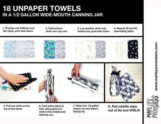 Mummbest Küchenartikel Gewicht 20g Wiederverwendbares Bambus Naturfreundliches Papier Unpapiertücher