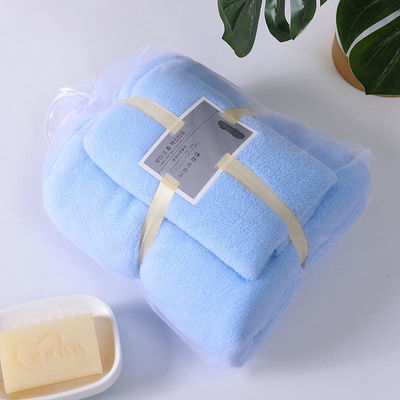 Erwachsene und Kinder Gesichtshandtuch-Sets Weich-Absorbierende Korallen-Velvet-Handtücher für alle Altersgruppen