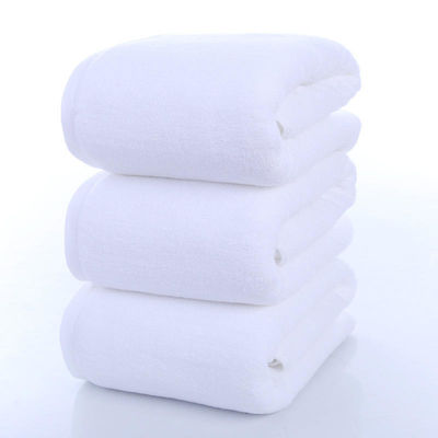 100% Baumwolldickes Handtuch 80*180cm Multi Size 21S Weißes Weiches Badetuch 600g für den Sommer