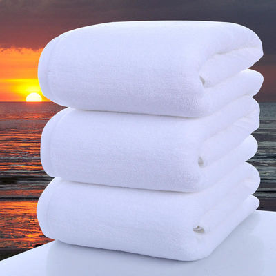100% Baumwolldickes Handtuch 80*180cm Multi Size 21S Weißes Weiches Badetuch 600g für den Sommer