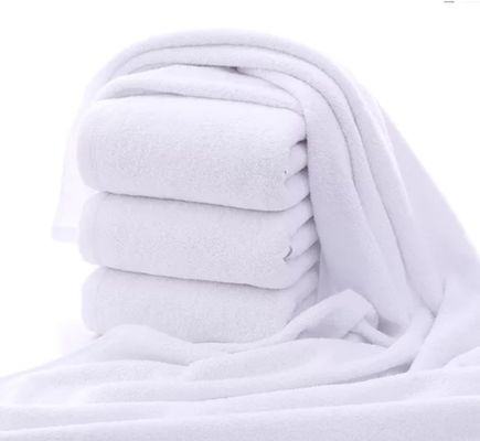 100% Baumwolldickes Handtuch 80*180cm Multi Size 21S Weißes Weiches Badetuch 600g für den Sommer