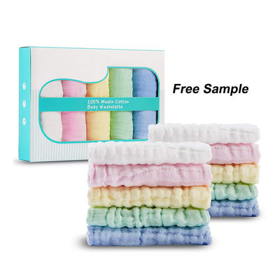 Baby-Registrierung Muss-Haves Quadrat Baby Waschtuch Set Weich und sanft 12 x 12 Zoll