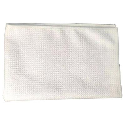 Weißes Waffelgewebe Teetücher Sublimation Leeres Küchentücher für den individuellen Druck