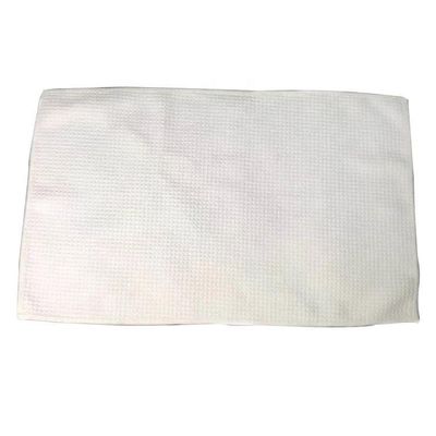 Weißes Waffelgewebe Teetücher Sublimation Leeres Küchentücher für den individuellen Druck