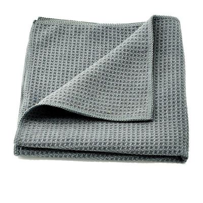 Polyester-Mikrofiber-Autopflegeprodukt 380 GSM Waffel Gewebe Trocknungshandtücher zum Detaillieren