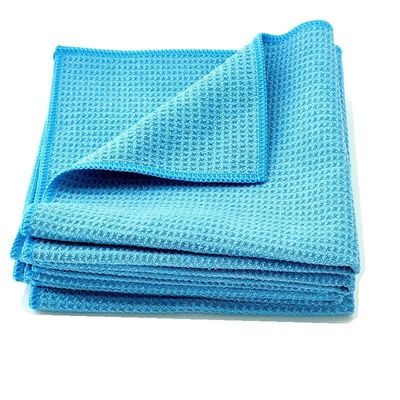Polyester-Mikrofiber-Autopflegeprodukt 380 GSM Waffel Gewebe Trocknungshandtücher zum Detaillieren