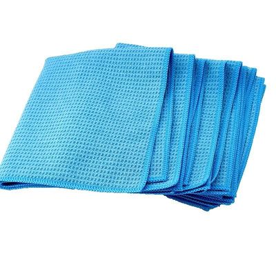 Polyester-Mikrofiber-Autopflegeprodukt 380 GSM Waffel Gewebe Trocknungshandtücher zum Detaillieren