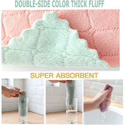 10 Stück Baumwollmischung Handtuch für die Haushaltsreinigung Absorptionsmittel und nicht klebendes Geschirr