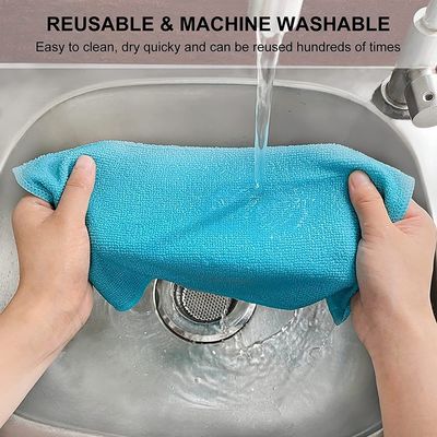80% Polyester 20% Polyamid Mikrofiber Handtuch für Autowaschen und Küchenreinigung