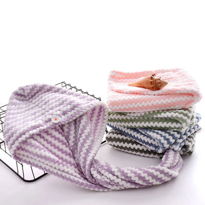 Quadratische Magie Super-Absorptions-Mikrofiber-Haartüchthühle für Frauen Schnelltrockene Turban-Hühle Haartrocknungs-Hühle