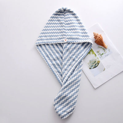 Quadratische Magie Super-Absorptions-Mikrofiber-Haartüchthühle für Frauen Schnelltrockene Turban-Hühle Haartrocknungs-Hühle