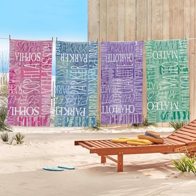 Sommerpool Essential Custom Printed Pool Strandhandtücher in weichem Mikrofasermaterial