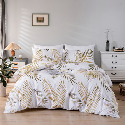 Druck 3 Stück Bettwäsche Set für King Size Bett Decke Cover Set und Designer Bettwäsche