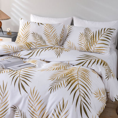 Druck 3 Stück Bettwäsche Set für King Size Bett Decke Cover Set und Designer Bettwäsche