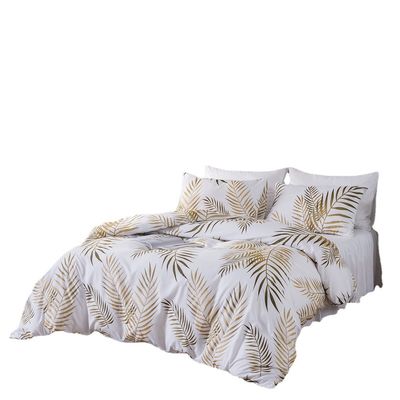 Druck 3 Stück Bettwäsche Set für King Size Bett Decke Cover Set und Designer Bettwäsche