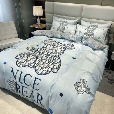 Queen-Size-Bürsten-Baumwoll-Bettwäsche-Set 4 in 1 Die ultimative Wahl für ein modisches Schlafzimmer