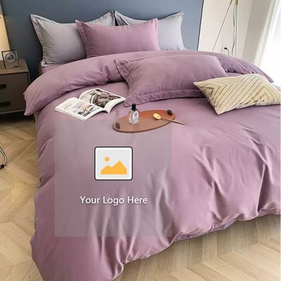Seiden Bettwäsche Set Komfort Bettwäsche Quilt Cover Einweg Designer Bettwäsche Sets