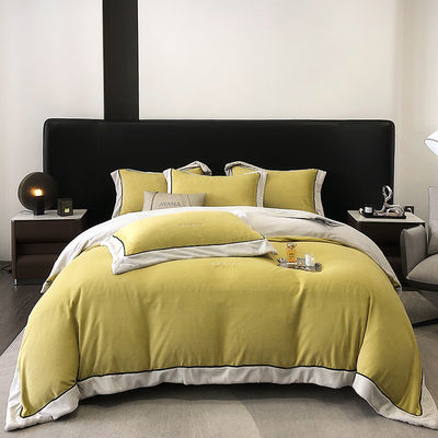Erleben Sie ultimativen Komfort mit King Size Duvet Sets Luxuriöse Baumwolle Samt Bettwäsche