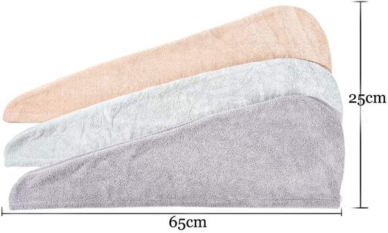 T/T Zahlungsfrist BSCI Mikrofiber Haartücher Wrap Frauen Magische schnelle Haartrocknung Handtuch