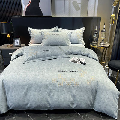 Luxus-Haus-Textil-Egyptische Baumwoll-Bettwäsche-Sets mit passenden Vorhängen für Kingsize-Bett