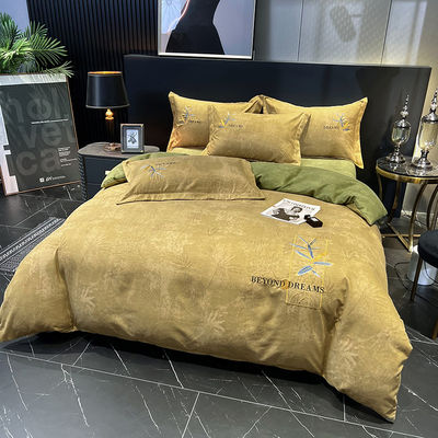 Luxus-Haus-Textil-Egyptische Baumwoll-Bettwäsche-Sets mit passenden Vorhängen für Kingsize-Bett