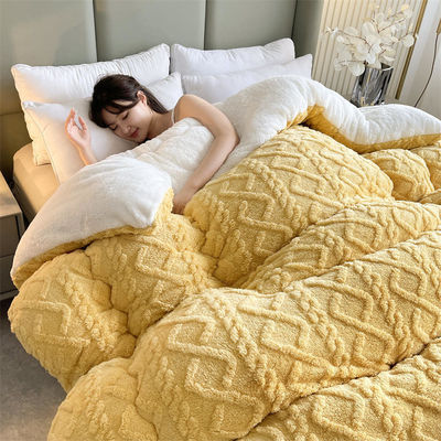 All-Season Home Textile Duvet Quilt Verdickt Warme Taffeta Winter Quilt mit Trödel