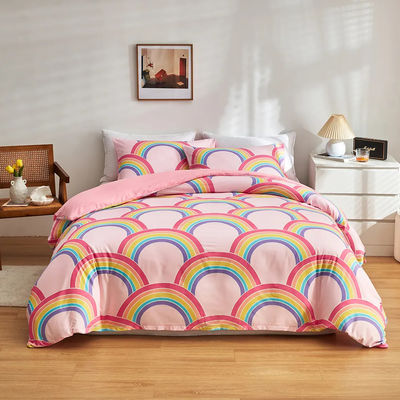 Weiße Blumen Bettwäsche für Kinder Jungen Mädchen Zwillinge 2 PCs Glow in The Dark Duvet Cover