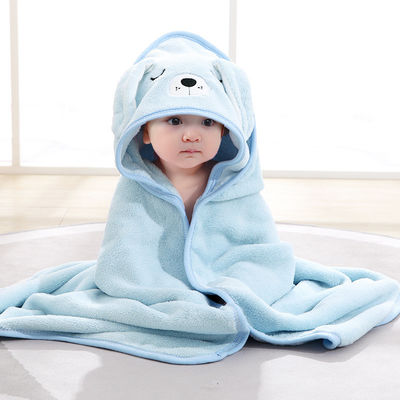 Farben Neugeborenes Tier Baby mit Kapuze Badehandtuch Einfach mit Materialien und digitalen Druck