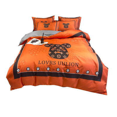 100% Polyester Hochzeits-Vier-Stücke-Set Bettwäsche für Hotel und Zuhause